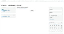 Desktop Screenshot of ead.cbsdb.com.br