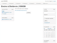 Tablet Screenshot of ead.cbsdb.com.br